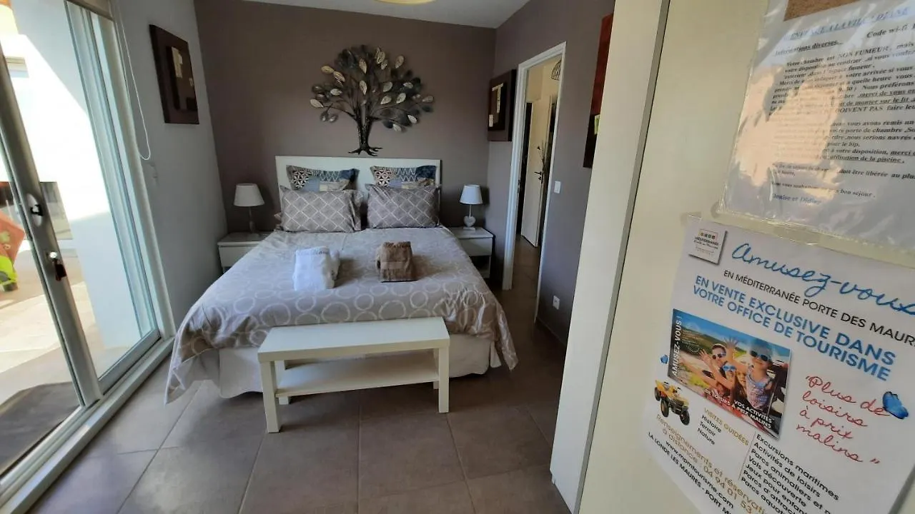 Chambre d'hôtes dans Villa Diane La Londe-les-Maures Couette-café